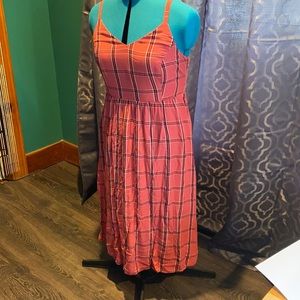 Old Navy pink plaid dress